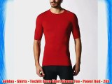 adidas - Shirts - Techfit Base Short Sleeve Tee - Power Red - 2XS