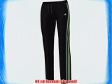 adidas Women's Climacool Training 3 Stripes Core Straight Trousers - Black/Clear Green/Ray
