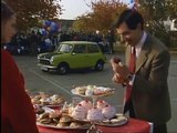 Tank crushes Mr. Bean's car