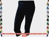 Nike Tech Women's Capri Leggings black/black/matte silver Size:XS