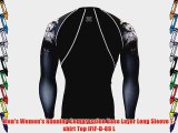 Men's Women's Running Compression Base Layer Long Sleeve T-shirt Top iFiF-D-89 L
