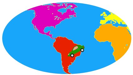 Geography for kids  Developing cartoon  Clippers learn the names of the continents
