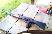 FULL AUTO AK 47??!!  Slide Fire Stock AK 47 75 round drum