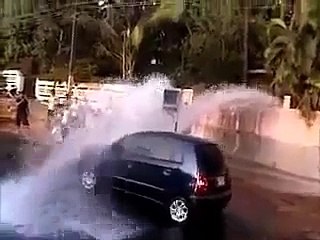 Free car wash by Kerala Water Authority!!!