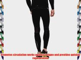 Ultrasport Men's Rainbow Compression Pants - Black 2X-Large