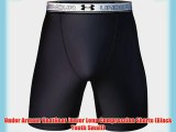 Under Armour HeatGear Junior Long Compression Shorts (Black Youth Small)