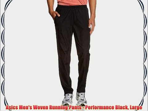 Asics Men's Woven Running Pants - Performance Black Large