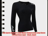 Sub Sports Women's Cold Winter Compression Long Sleeve Thermal Base Layer - Black Small