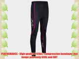 Sub Sports RX Women's Graduated Compression Baselayer Leggings / Tights - Medium Black/Pink