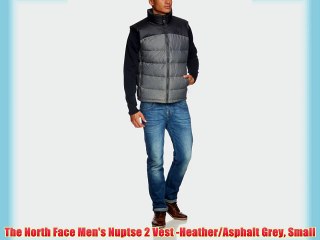 The North Face Men's Nuptse 2 Vest -Heather/Asphalt Grey Small