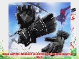 Black Canyon Thinsulate Ski Gloves Reinforced With Kevlar - L Black
