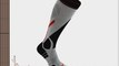 Bridgedale Ski Men's Vertige Light Ski Sock - Silver/Black Size 6-8.5