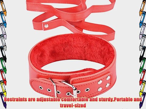 Arin 7pcs red Restraint System Bedroom Fun Sex Toy SM Sex Bondage Bed Love System Set restraints