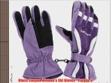 Black Canyon Women's Ski Gloves - Purple S