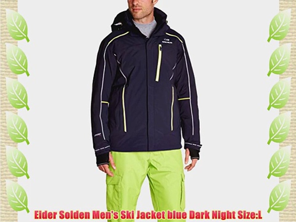 Eider Solden Men's Ski Jacket blue Dark Night Size:L