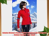 Nebulus Women's Fleece Pullover Graphical Ski/Snowboard Outdoor Sweater - Red Small