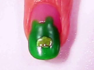 Angry Birds - Bad Piggies Nail Art