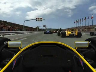 The F1 1988 mod for GTR2, at the 1967 Mexico GP track