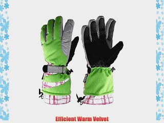 下载视频: Modovo High Quality Winter Waterproof Outdoor Ski Gloves Aqua