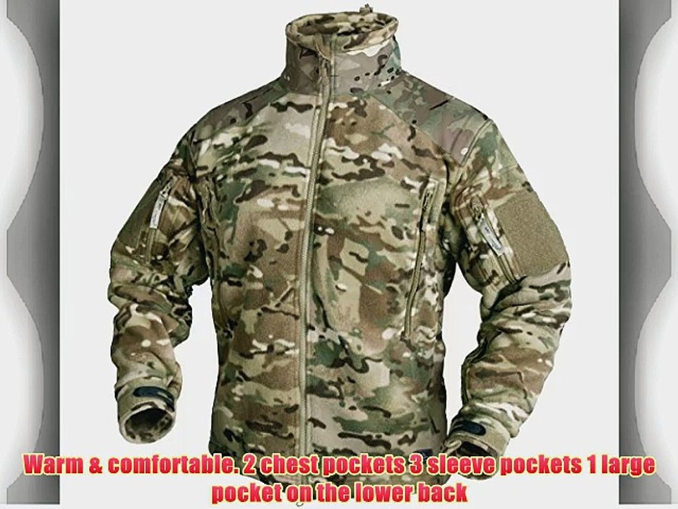 Helikon Liberty Heavy Double Fleece Mens Combat Polar Army Jacket MultiCam Camo