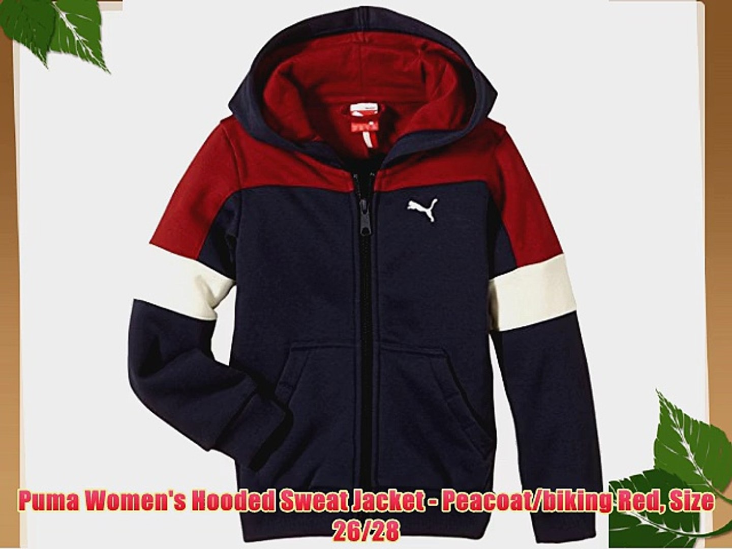 puma women's hooded sweat jacket