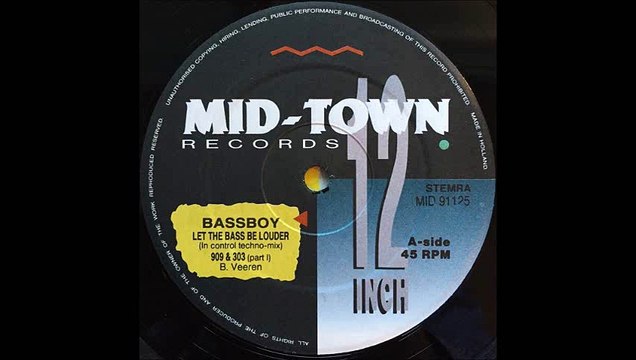 Bass Boy - Let The Bass Be Louder (In Control Techno Mix) (A1)