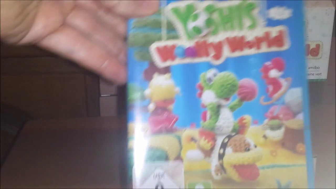 Unboxing Yoshi's Woolly World & Amiibo Yoshi en laine vert- Wii U