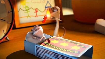 Cartoon For Kids - Taka & Maka Funny animated - Short Cartoon - sleeping like a baby