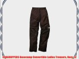 CRAGHOPPERS Basecamp Convertible Ladies Trousers Navy 12