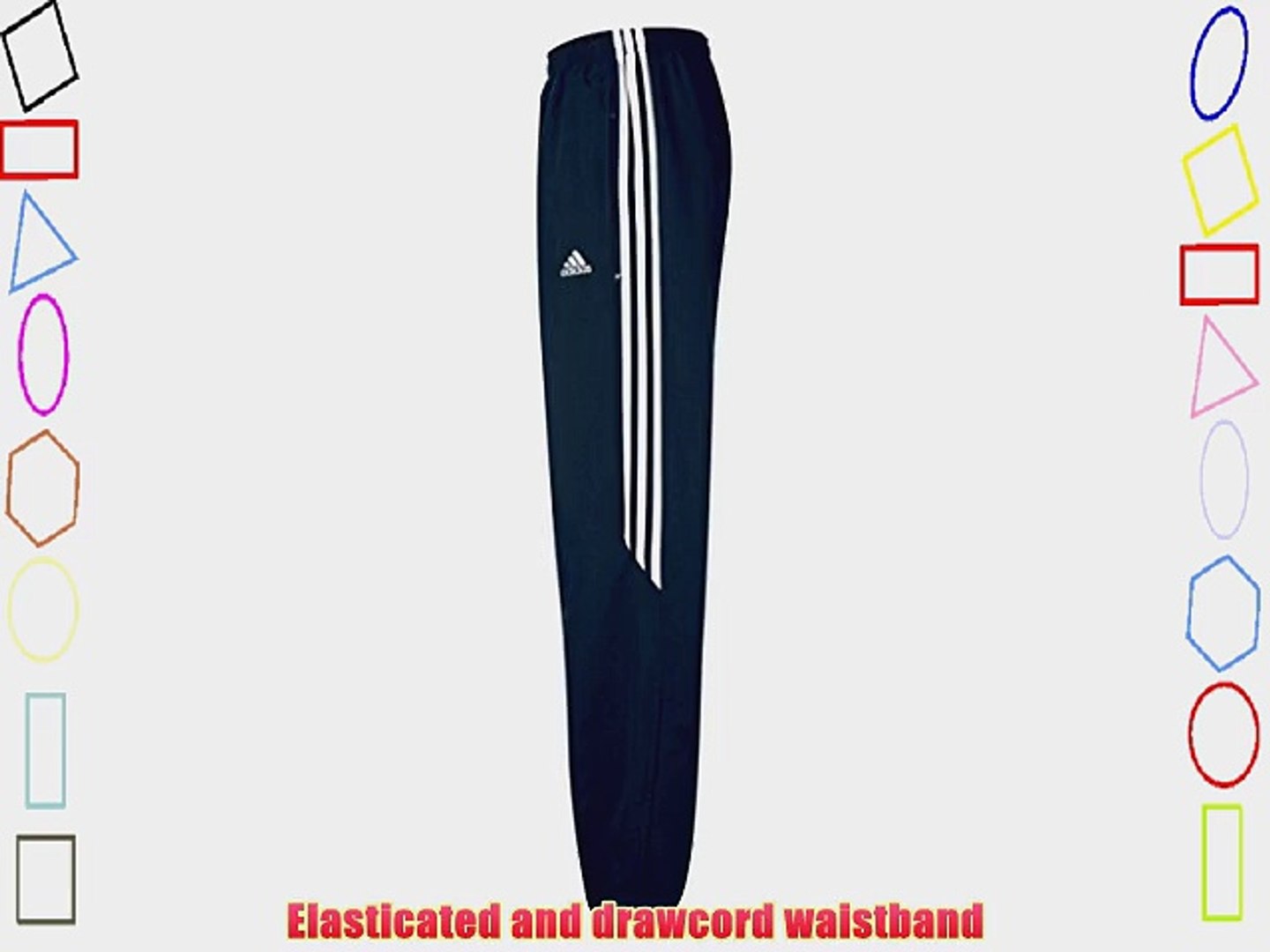 Adidas Mens 3S Samson Woven Tracksuit Bottoms 3 Stripe Joggers Performance  Jog Pant Black/White - video Dailymotion