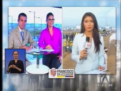 Fieles llegan a Parque Samanes