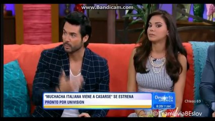 Livia Brito y Jose Ron en Despierta America