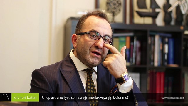 Rinoplasti ameliyatı sonrası ağrı morluk veya şişlik oluyor mu? - Op. Dr. Nuri Battal
