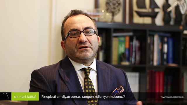 Rinoplasti ameliyatı sonrası tampon kullanıyor musunuz? - Op. Dr. Nuri Battal
