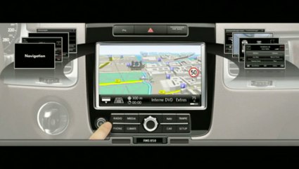 Volkswagen Touareg Animation RNS 850 Navigation