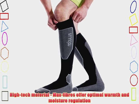 NEBULUS SKI SOCKS SUKAT socks men's black Size 6 1/2