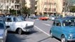 storiche in piazza roma piazza albania raduno auto d'epoca