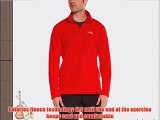 The North Face Men's 100 Glacier Quarter Zip Sweatshirt - TNF Red Medium