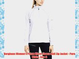 Berghaus Women's Prism Micro Fleece Half Zip Jacket - Pure White Size 8