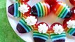 Rainbow Jell-O Jiggler Deviled Eggs for Easter!! - Jello Mold Recipe