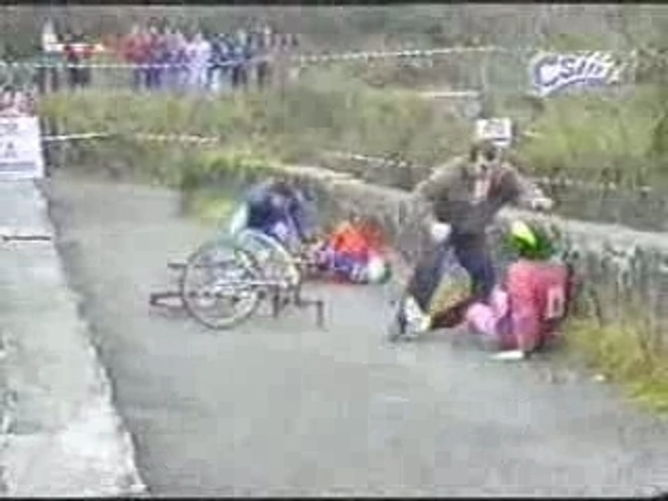 Chute cycliste