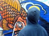 @DeputySloly Paints Graffiti-Chinatown Mural-Toronto 2010