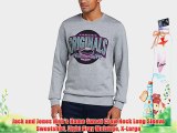 Jack and Jones Men's Home Sweat Crew Neck Long Sleeve Sweatshirt Light Grey Melange X-Large