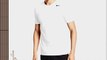 Nike Men's Dri-Fit Cotton Version 2.0 Short Sleeve Shirt - White/White/Black Medium