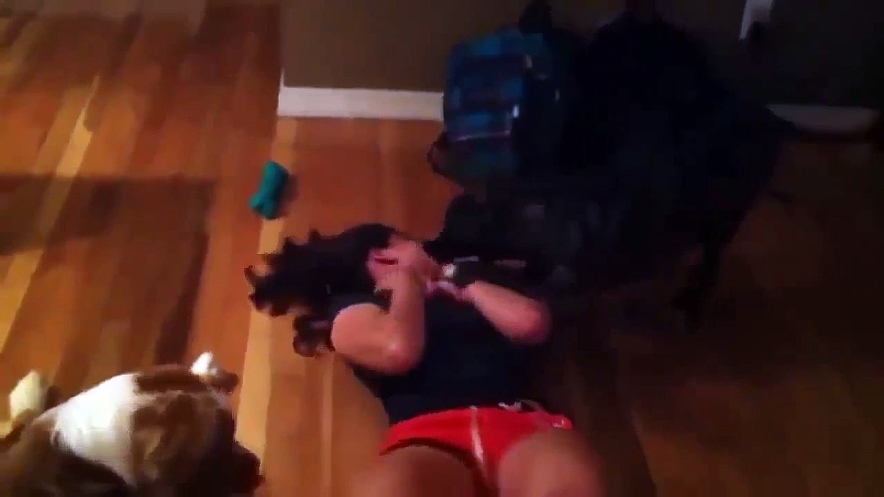 Funny animal - Funny videos - Dog and Girl verry funny - fails compilation 2015