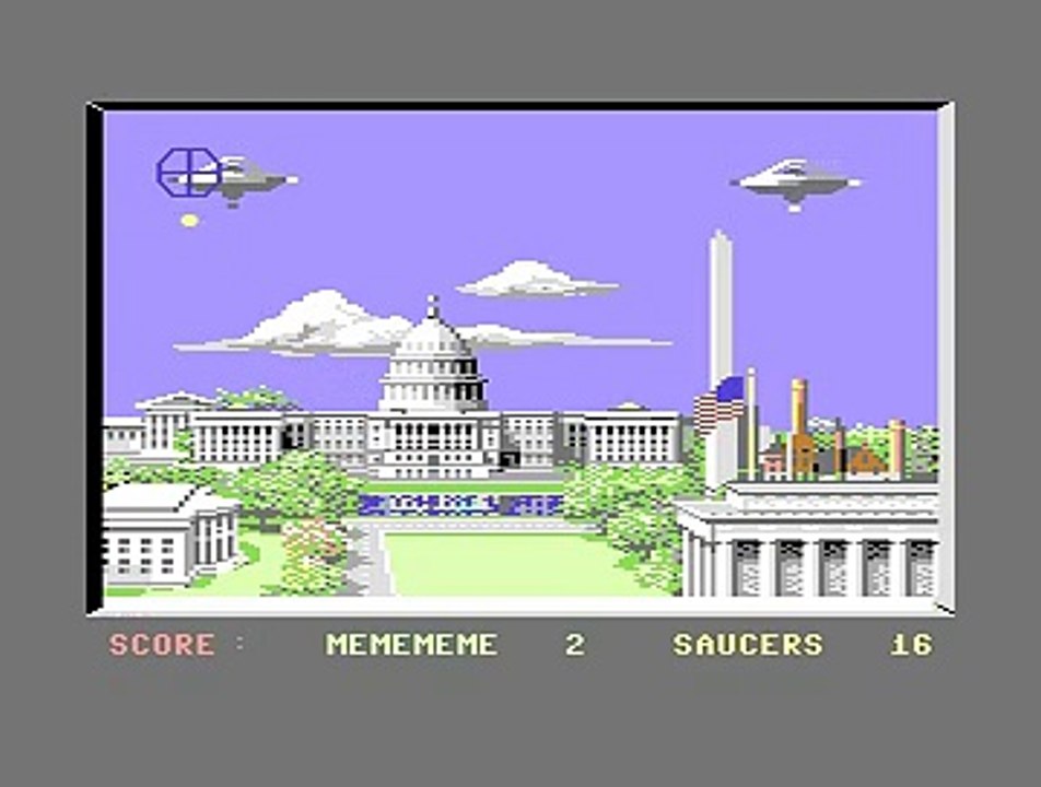 Saucer Attack (Commodore 64)