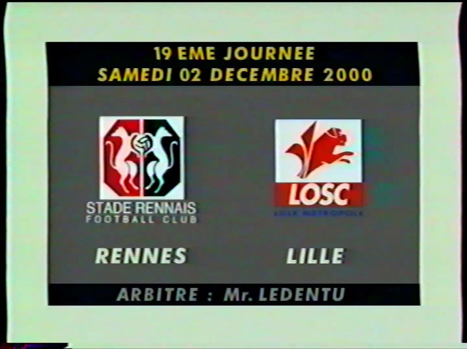 J19 Rennes vs LOSC (2-0) 2000-2001