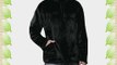 Mens 1.4 Tog Heat Holders Snugover Fleece Jumper In Black or Navy Blue (Small/Medium Chest