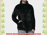 Mens 1.4 Tog Heat Holders Snugover Fleece Jumper In Black or Navy Blue (Small/Medium Chest