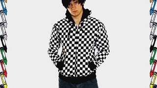 Essential Chess Checker Print Hoodie (Black/White) - (Small)